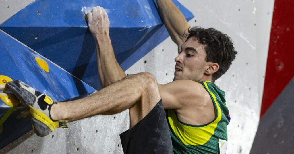 Le grimpeur sportif ouvertement gay Campbell Harrison remporte deux titres aux championnats australiens Le grimpeur sportif ouvertement gay Campbell Harrison remporte deux titres aux championnats australiens