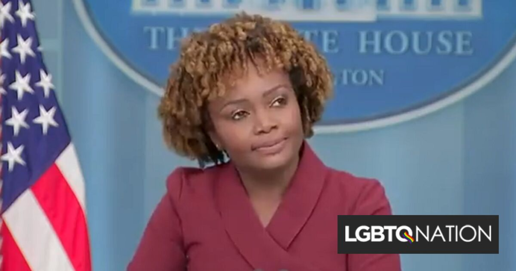 Karine Jean-Pierre ferme les points de presse comme une patronne Karine Jean-Pierre ferme les points de presse comme une patronne