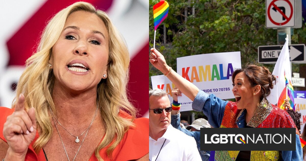 Marjorie Taylor Greene se lance dans une tirade bizarre à propos de Kamala Harris et des plugs anaux Marjorie Taylor Greene se lance dans une tirade bizarre à propos de Kamala Harris et des plugs anaux