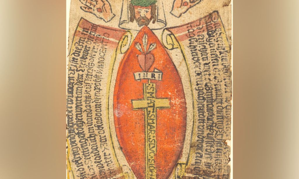 Une représentation de la mesure de la plaie latérale et du corps de Jésus-Christ
