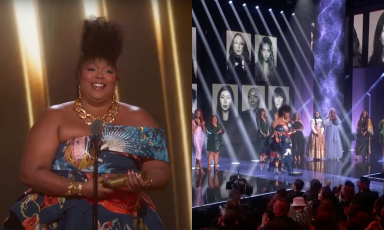 Lizzo rend hommage aux militants lors du discours d'acceptation du champion du peuple