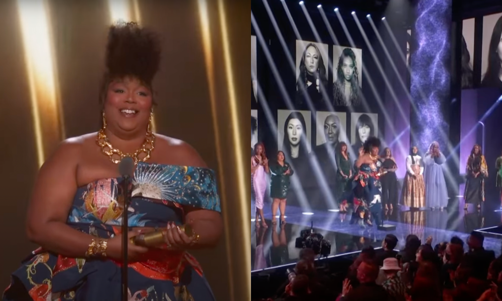 Lizzo rend hommage aux militants lors du discours d’acceptation du champion du peuple Lizzo rend hommage aux militants lors du discours d'acceptation du champion du peuple