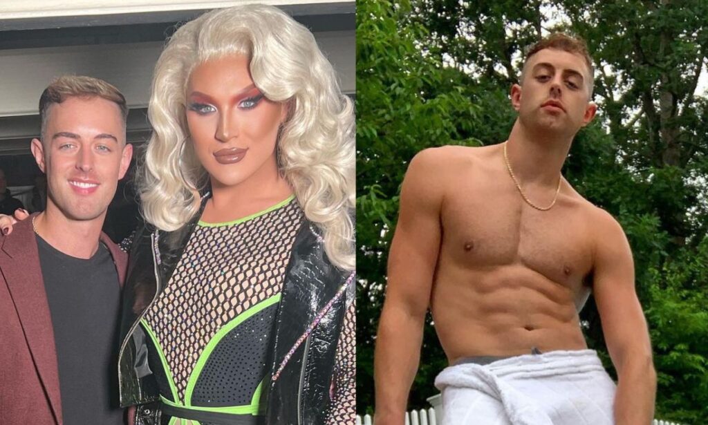 Colin Grafton de Dancing on Ice est ravi de marquer l’histoire du patinage avec son partenaire « incroyable » The Vivienne Dancing on Ice professional Colin Grafton (left) with season 15 partner The Vivienne (centre)