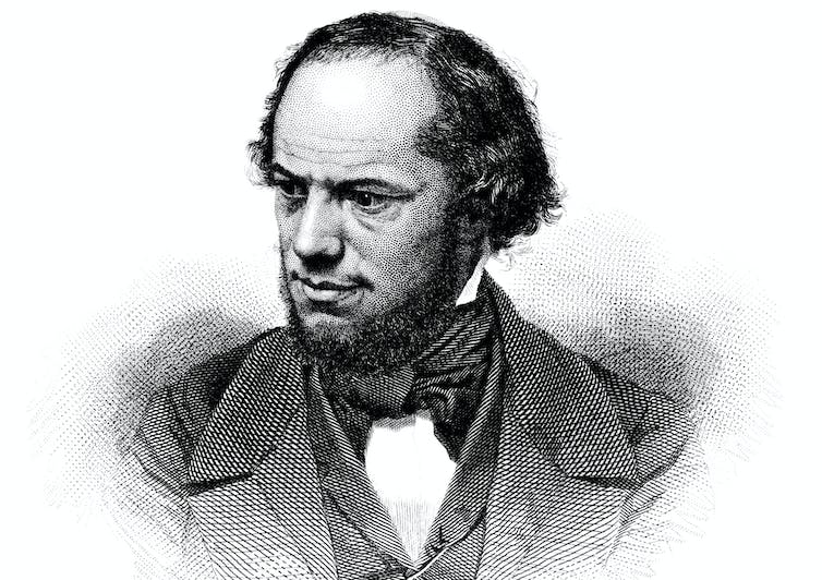 Dessin noir et blanc d'un homme à la barbe et aux cheveux clairsemés.