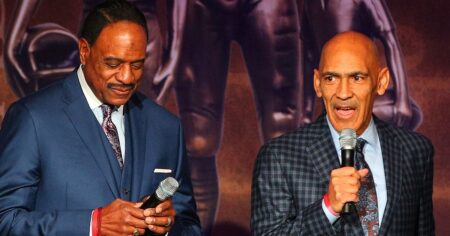 Les diffuseurs de la NFL, Tony Dungy et James Brown, sont des conférenciers invités lors d'un événement de prédicateur anti-gay au franc-parler