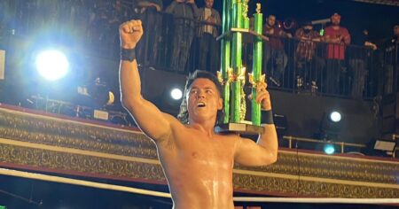 Notre lutteur professionnel 'Speedball' Mike Bailey remporte le tournoi PWG Battle of Los Angeles