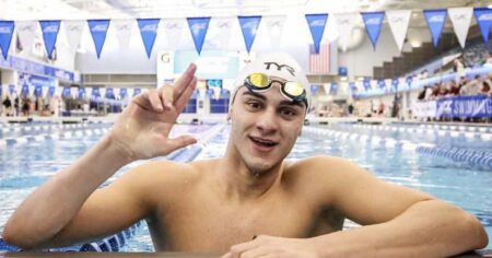 Nick Albiero, 28 fois nageur All-American, est un espoir olympique gay