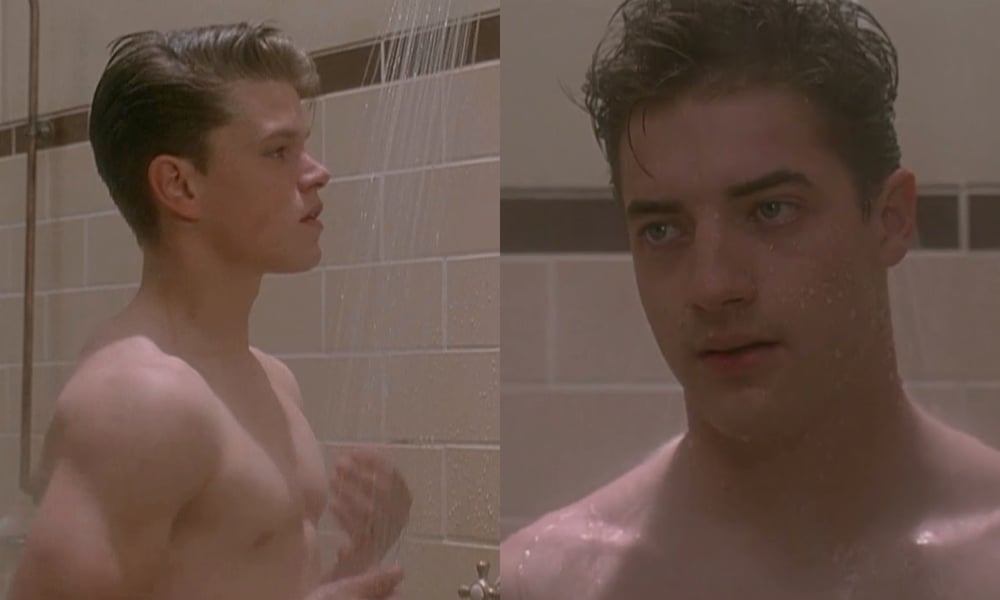 Regardez Brendan Fraser et Matt Damon se battre nus sous la douche Watch Brendan Fraser and Matt Damon Wrestle Naked in the Shower