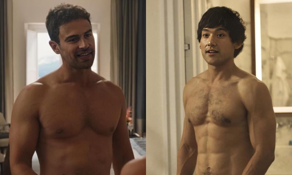 Theo James taquine une scène de sexe « charnelle » supprimée avec Will Sharpe Theo James taquine une scène de sexe "charnelle" supprimée avec Will Sharpe