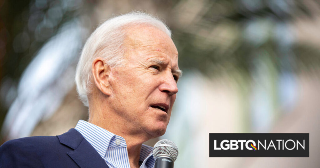 Joe Biden dénonce des lois «terribles» et «pécheresses» ciblant les jeunes trans Joe Biden dénonce des lois «terribles» et «pécheresses» ciblant les jeunes trans