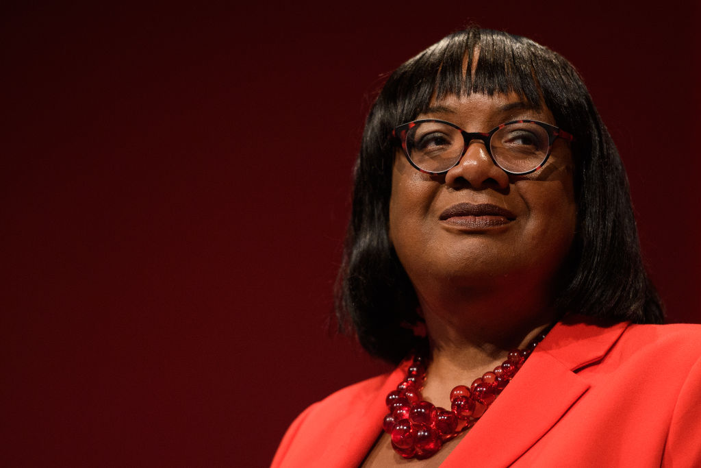 Diane Abbott à la conférence du parti travailliste en 2019.