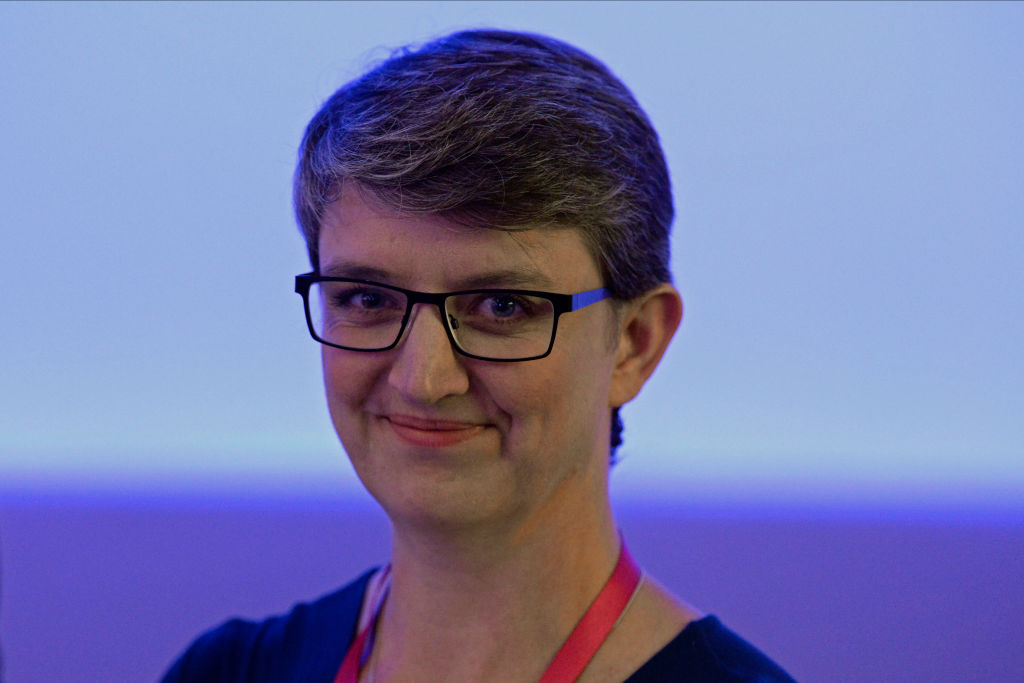 Maggie Chapman, porte-parole des égalités pour les Verts écossais, photographiée au Centre international de conférence d'Édimbourg en 2019.