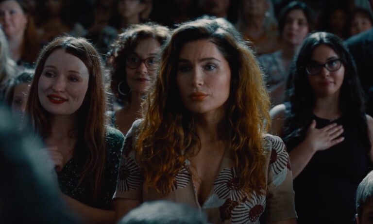 Emily Browning (L) and Trace Lysette (R) in Monica. (Andrea Pallaoro)