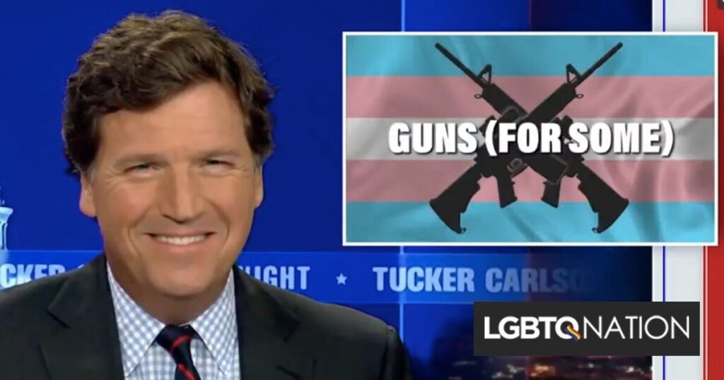 Tucker Carlson dit que les personnes trans sont les «ennemis naturels» des chrétiens dans une diatribe apocalyptique Tucker Carlson dit que les personnes trans sont les «ennemis naturels» des chrétiens dans une diatribe apocalyptique