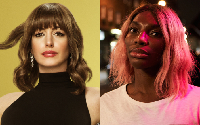 Anne Hathaway et Michaela Coel joueront les amants dans un nouveau film de musique pop