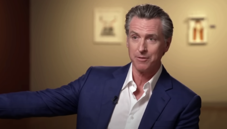 California governor Gavin Newsom in MSNBC interview