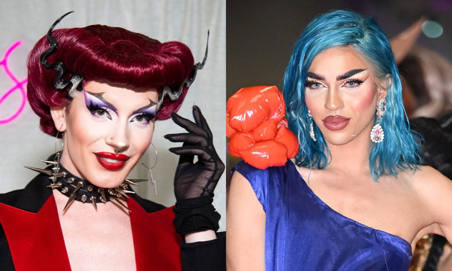 Les stars de RuPaul’s Drag Race provoquent un chaos hilarant après la suppression de la coche bleue Twitter d’Elon Musk RuPaul's Drag Race stars Bosco and Miss Fiercalicious.