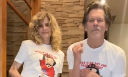 Kevin Bacon et Kyra Sedgwick dansent sur Taylor Swift pour soutenir les drag queens – et les fanatiques font rage