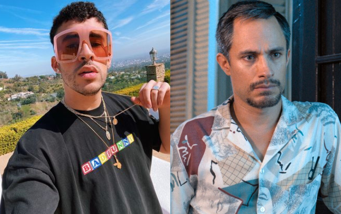 Bad Bunny réfléchit au fait d'avoir embrassé Gael García Bernal dans le biopic de Cassandro : "C'était très cool"