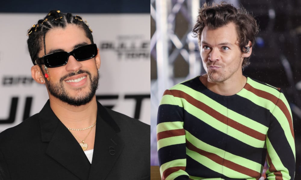 Bad Bunny s’excuse auprès de Harry Styles pendant le tournage de Coachella Bad Bunny s'excuse auprès de Harry Styles pendant le tournage de Coachella