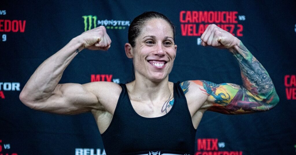 Liz Carmouche a été visée par l’homophobie. Elle ne va nulle part. Liz Carmouche a été visée par l'homophobie. Elle ne va nulle part.