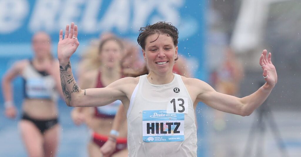 Nikki Hiltz vient de remporter une autre course, poursuivant sa belle saison Nikki Hiltz vient de remporter une autre course, poursuivant sa belle saison