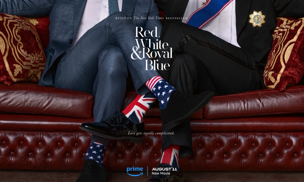 Couverture officielle de Red White & Royal Blue. 