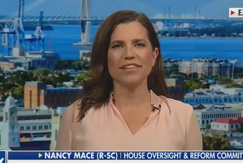 La représentante Nancy Mace sur Fox News