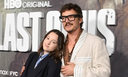 Bella Ramsey (L) weighs in on Pedro Pascal (R) being a daddy.