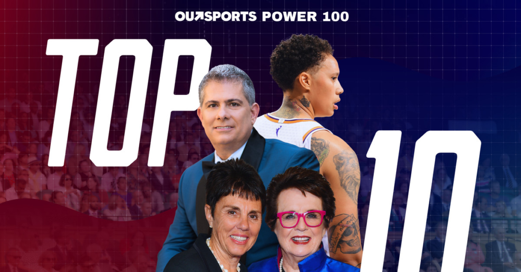 Top 10 : Outsports Power 100, les personnes LGBTQ les plus influentes dans le sport Top 10 : Outsports Power 100, les personnes LGBTQ les plus influentes dans le sport