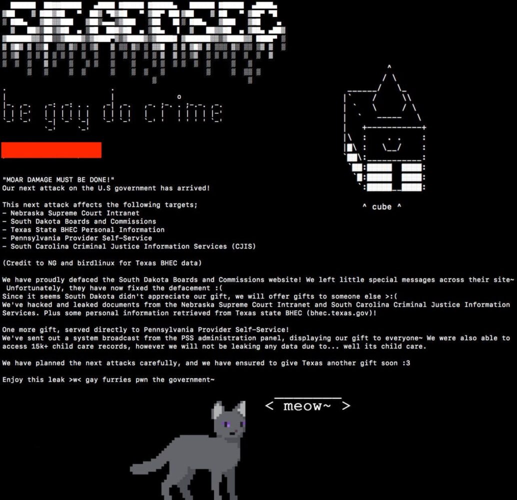 L'annonce de SiegedSec