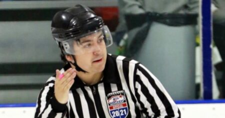 Cet arbitre de hockey gay aime le jeu.  L'homophobie lui dit que le jeu ne l'aime pas en retour.