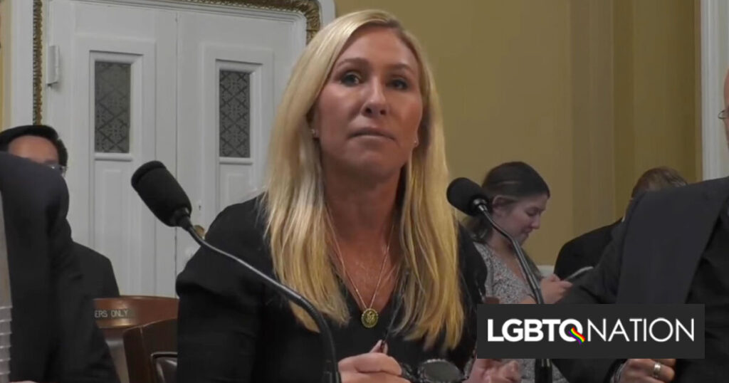 Marjorie Taylor Greene veut des amendements anti-LGBTQ+ dans un projet de loi national sur le transport aérien Marjorie Taylor Greene veut des amendements anti-LGBTQ+ dans un projet de loi national sur le transport aérien