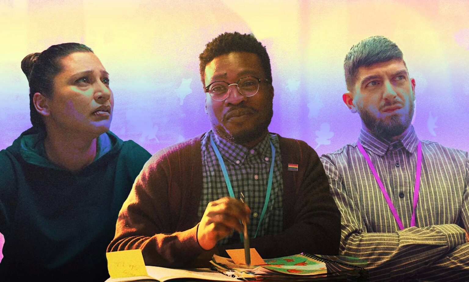 Heartstopper saison 2 : Pourquoi les professeurs queer sont l’atout le plus vital de la série Coach Singh, Mr Ajay and Mr Farouk are Heartstopper