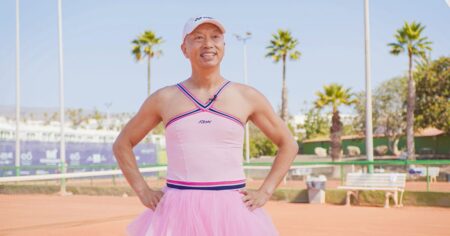 GLTA reçoit le traitement Tennis Channel lors de la journée de l'US Open Pride