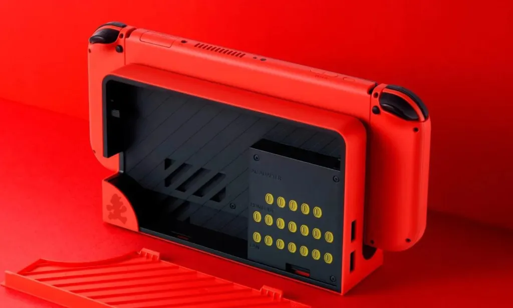   Détails de la précommande de Mario Red Nintendo Switch OLED