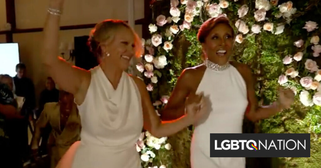 Robin Roberts et sa partenaire Amber Laign se sont mariés Robin Roberts et sa partenaire Amber Laign se sont mariés