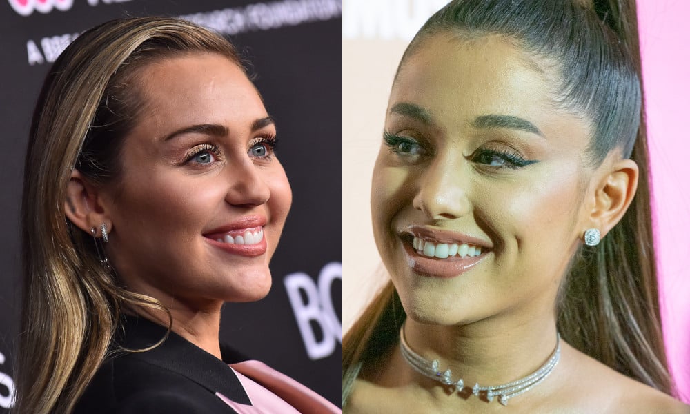 Miley Cyrus se souvient de la fois où elle a flirté avec Ariana Grande Miley Cyrus se souvient de la fois où elle a flirté avec Ariana Grande