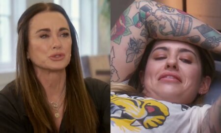 Kyle Richards (L) and Morgan Wade (R) in the Real Housewives of Beverly Hills season 13 trailer