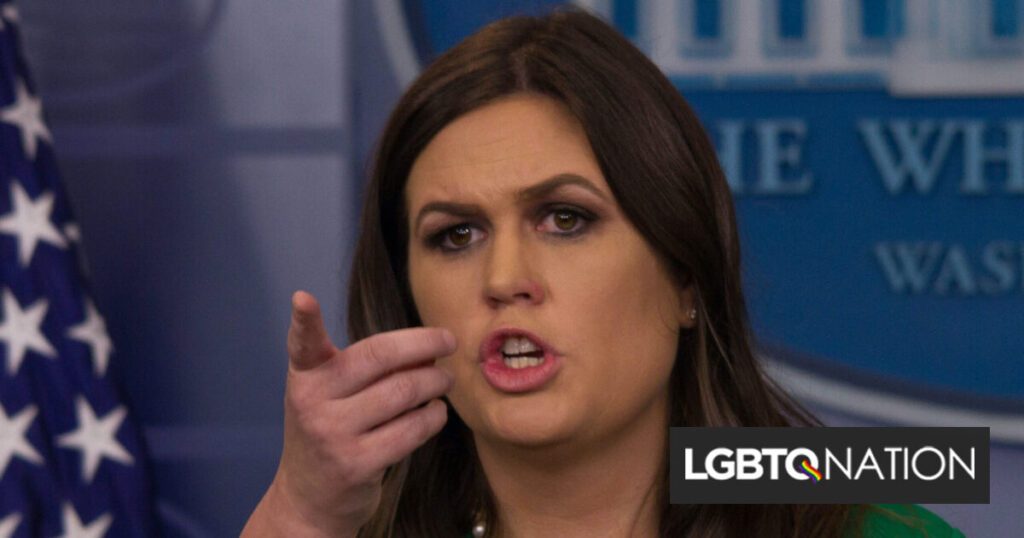 Sarah Huckabee Sanders interdit le « langage éveillé » en Arkansas Sarah Huckabee Sanders interdit le « langage éveillé » en Arkansas