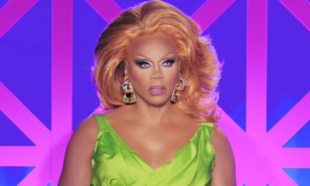 Drag Race UK judge RuPaul looks furious.