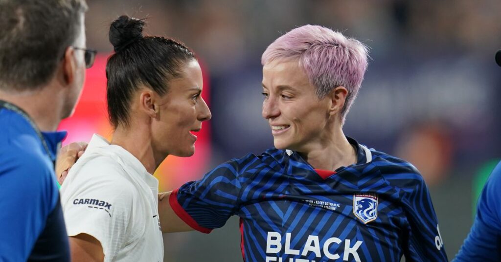 Rapinoe, « fière tante gay », sourit toujours après sa blessure alors que Krieger remporte le titre NWSL Rapinoe, « fière tante gay », sourit toujours après sa blessure alors que Krieger remporte le titre NWSL