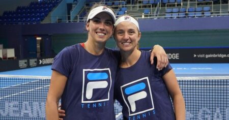 Les copines Nadia Podoroska et Guillermina Naya sont désormais doubles partenaires et contre le plan saoudien de la WTA