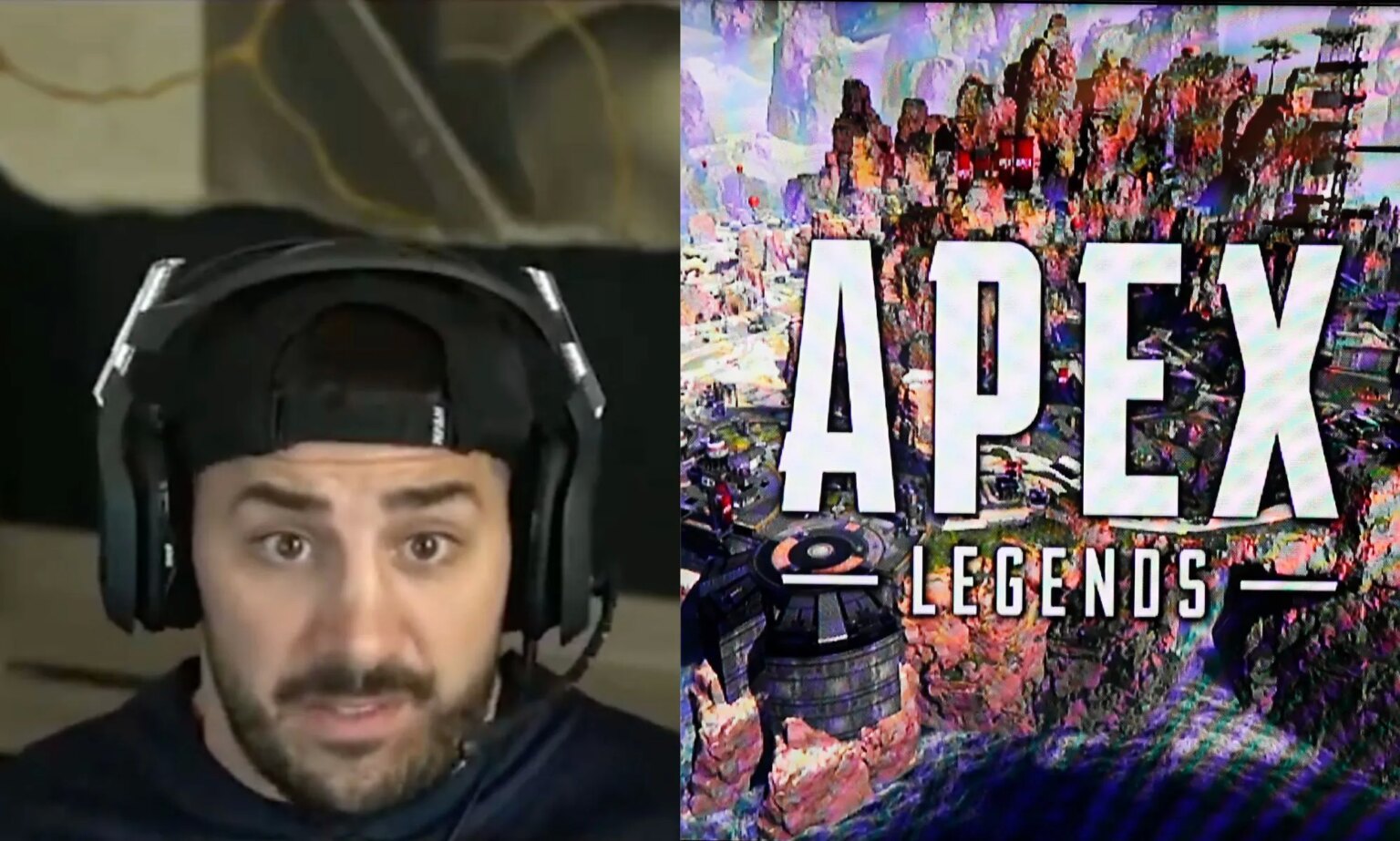Nickmercs affirme qu’il ne recevra pas d’invitation à Apex Legends Pro League en raison de sa position LGBTQ+ side by side images of video game streamer Nickmercs alongside a loading screen for Apex Legends – which is a very LGBTQ+ inclusive battle royale game