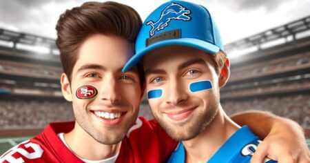 Les petits amis du football générés par l'IA rendent les séries éliminatoires de la NFL vraiment gays