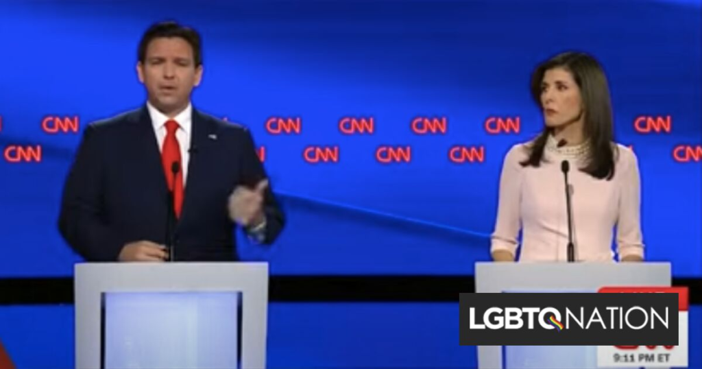 DeSantis affirme que Haley soutient les « enfants trans » lors du 5e débat du GOP DeSantis affirme que Haley soutient les « enfants trans » lors du 5e débat du GOP