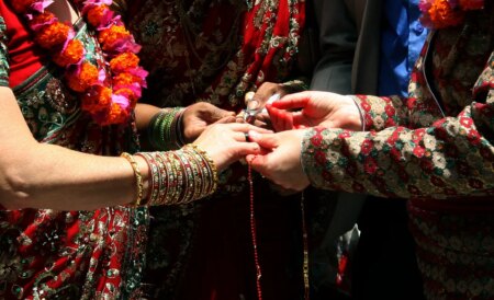 A lesbian couple have become the first to have their marriage legally recognised in Nepal. (Getty)