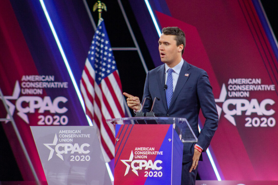 26 février 2020 : Charlie Kirk, Turning Point USA, s'adressant aux participants à CPAC 2020