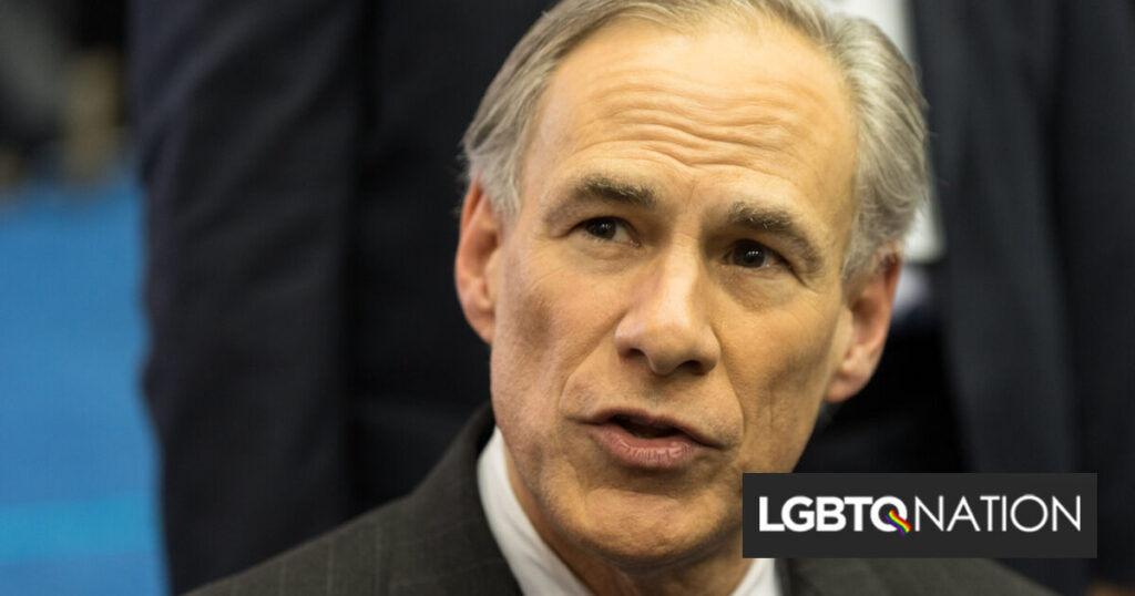 Le gouverneur du Texas donne une réponse brève en 6 mots au projet d’enquête de l’ONU sur les lois anti-LGBTQ+ de l’État Le gouverneur du Texas donne une réponse brève en 6 mots au projet d'enquête de l'ONU sur les lois anti-LGBTQ+ de l'État