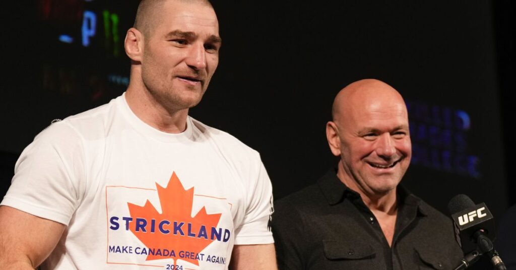 L’UFC, Dana White et Sean Strickland ont donné leur feu vert à des lâches anonymes exprimant leur haine anti-gay L'UFC, Dana White et Sean Strickland ont donné leur feu vert à des lâches anonymes exprimant leur haine anti-gay